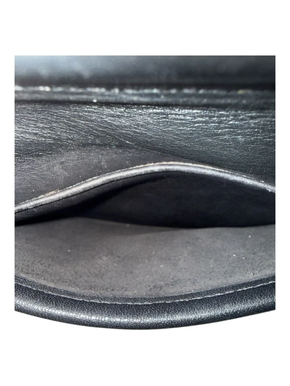 Vintage Coach Murphy Black Leather Crossbody Bag. Style No. 9930. Made in USA - Picture 7 of 16